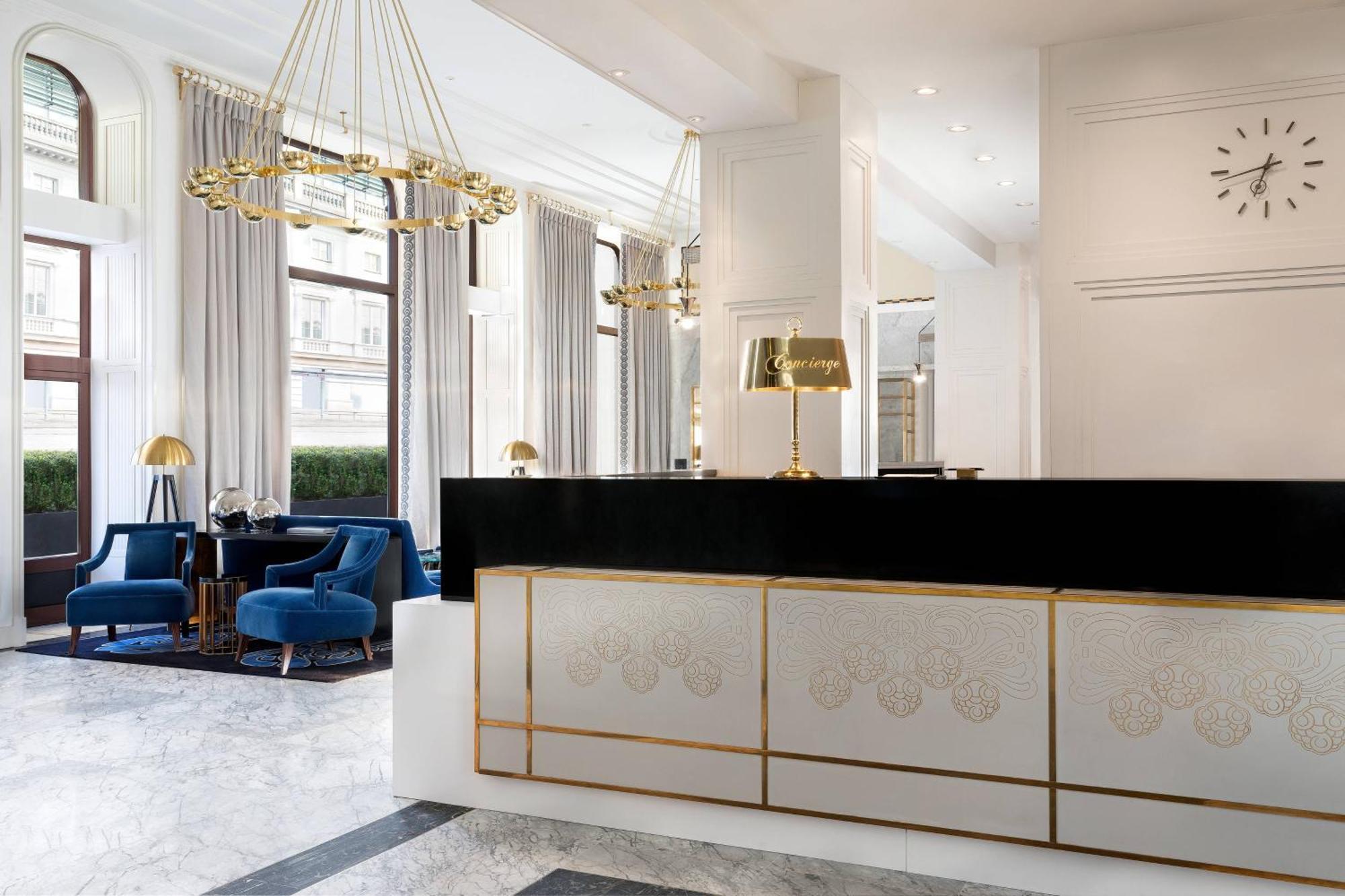Hotel Bristol, A Luxury Collection Hotel, Varsovia Exterior foto The hotel's lobby